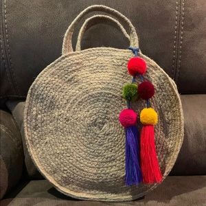 Shiraleah Jute Straw Tote
